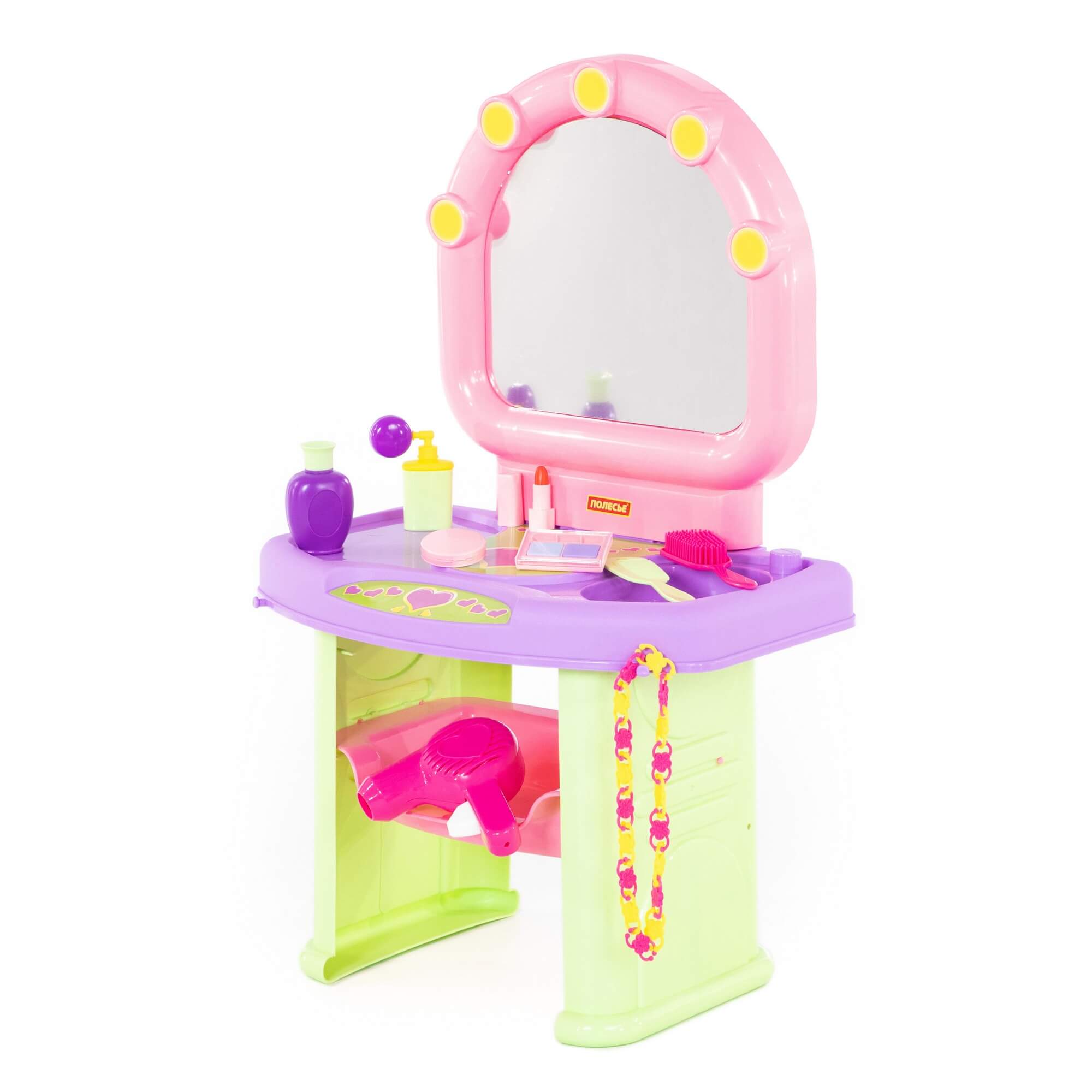 Детский набор-мини Салон красоты (в коробке). Столик с зеркалом. Арт. 58799. Полесье