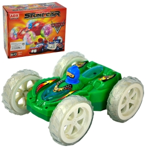 Детская игрушка машинка перевертыш STUNT CAR двусторонняя со звуковыми и световыми эффектами. Арт. 355-3