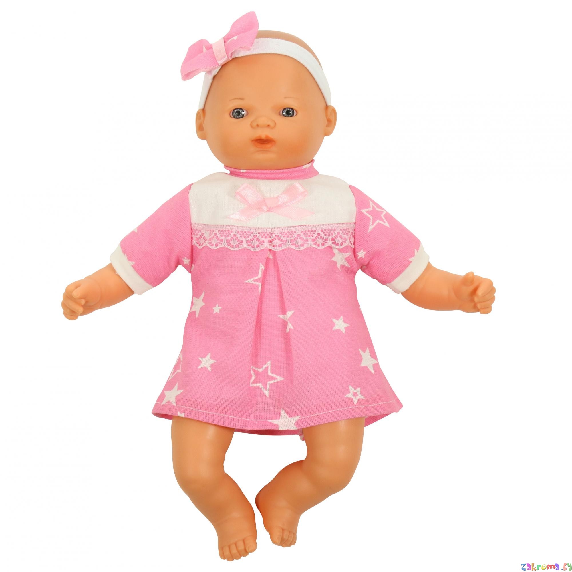 Детская кукла пупс для девочек мягконабивная Милый 28 см в платье. Полесье. Арт. 71699