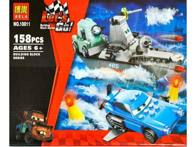 Акция! Конструктор аналог LEGO Тачки 8426, Bela Тачки Морской побег 158 деталей. Арт. 10011   27 руб.