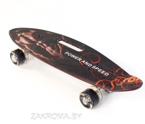 Penny board     60*17  ,  ,  PVC ,  ,   .   Power and speed. . 885