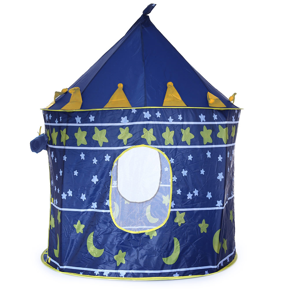 АКЦИЯ! Детская игровая палатка Замок  105x135 см. Цвет синий. Арт. 9999С