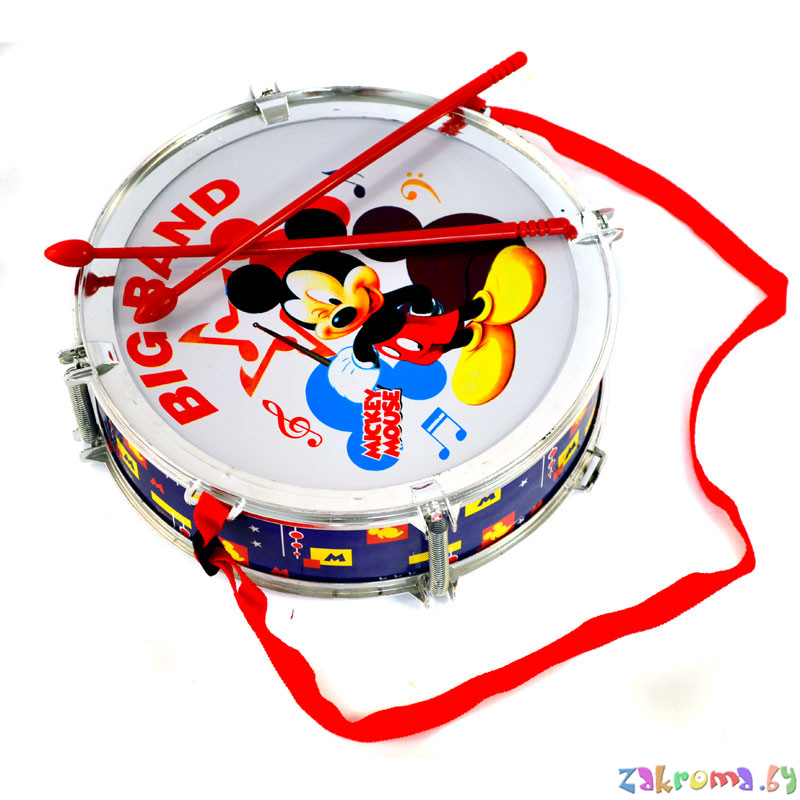 Детский барабан Mickey Mouse (Микки Маус) 22 см. Арт. 511-121
