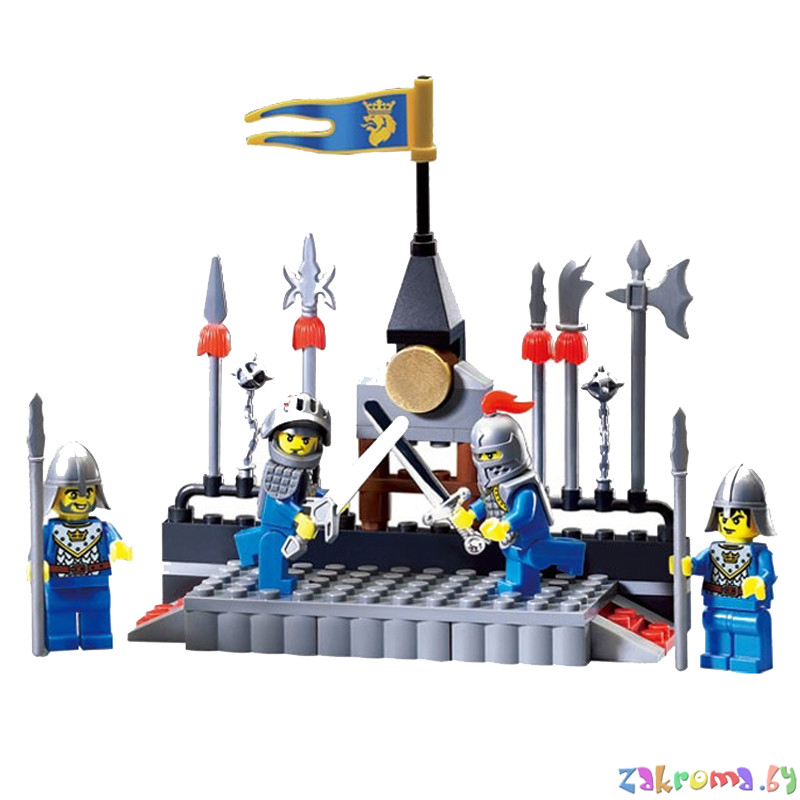 Детский конструктор Рыцари Арена 88 деталей. Brick (Брик) 1014 аналог Lego (Лего).