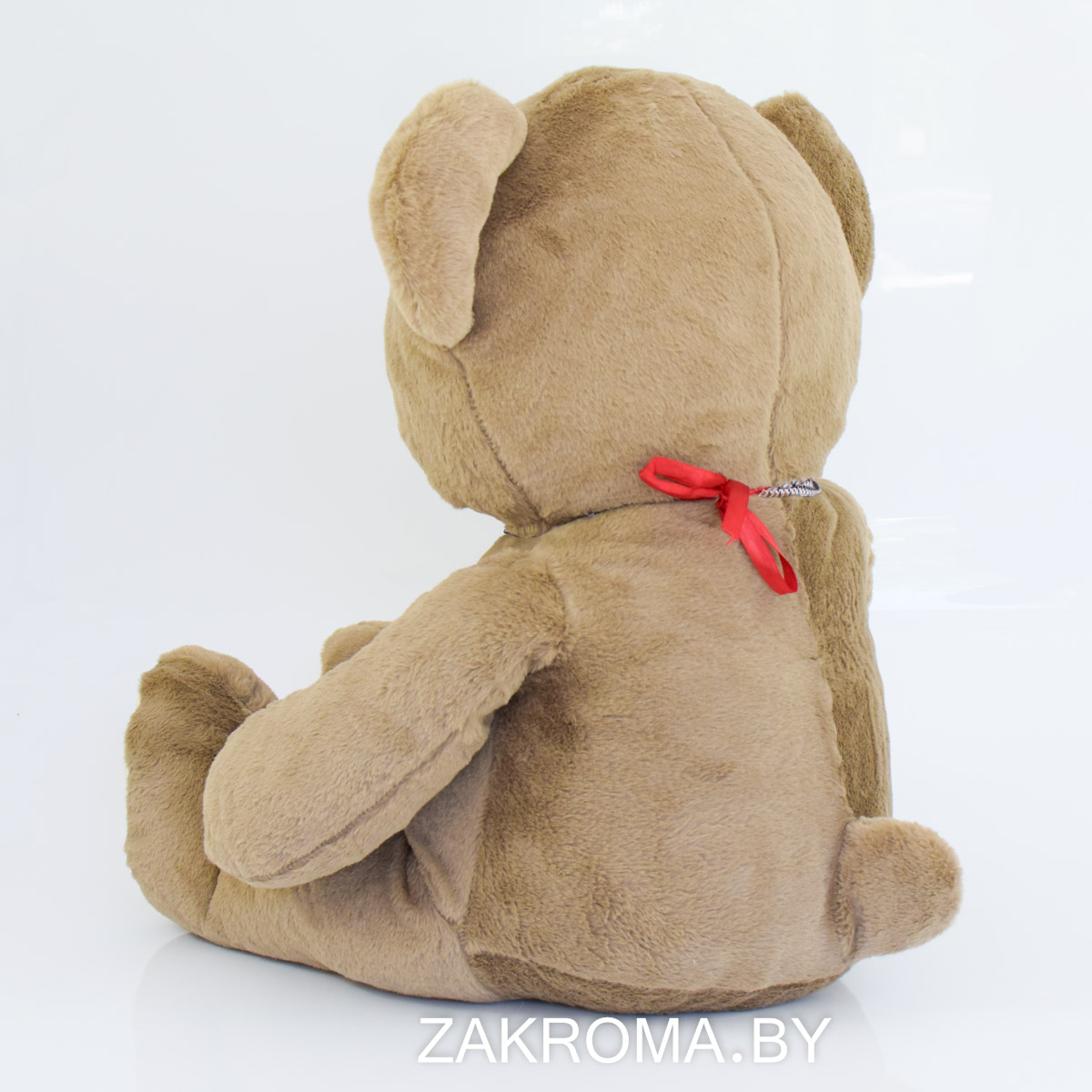 Плюшевый мишка, мягкая игрушка Медведь "Flower Talk" рост 120 см. Цвет коричневый.