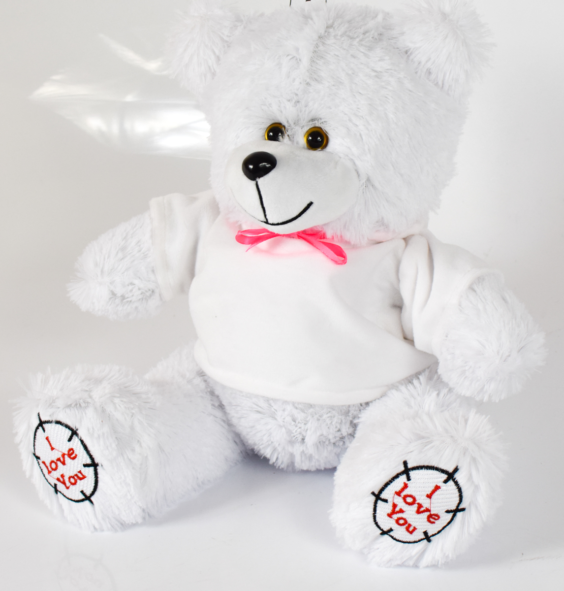 Мишка плюшевый мягкий медведь ТЕД  60 см. Мягкая игрушка медведь. Цвет белый в белой кофточке.