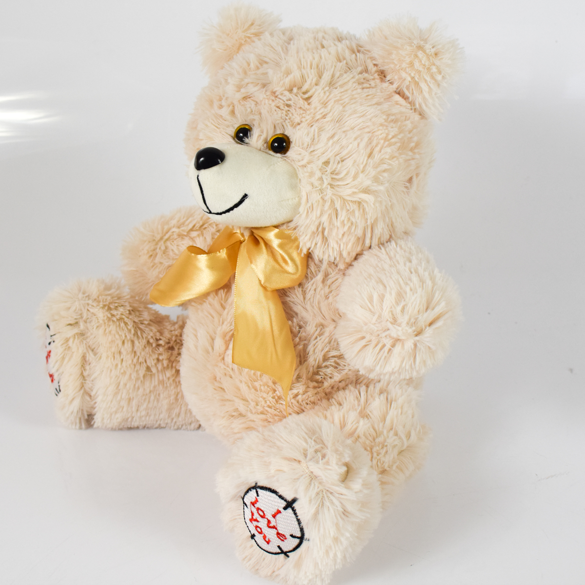 Мишка плюшевый мягкий медведь Тед 50 см. Мягкая игрушка медведь. Цвет светлый латте.