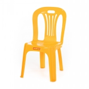 Детский стул пластиковый № 1.  Артикул    44341. Цвет оранжевый.  Полесье