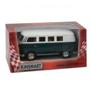 Металлическая модель Volkswagen Classical Bus-1962 г.в. масштаб 1:32.Цвет зеленый. Арт. KT5060W