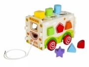 Детская игрушка сортер-каталка Машинка, 20 деталей. Mapacha.  Арт. 76655