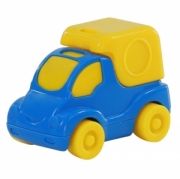 Детская игрушка Беби Кар, автомобиль автомобиль-фургон (в пакете). Цвет синий. Полесье. Арт.  55439