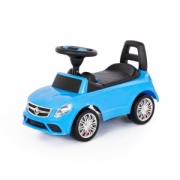 Детская каталка автомобиль "SuperCar" №3 со звуковым сигналом (голубая) Полесье. Арт.  84484