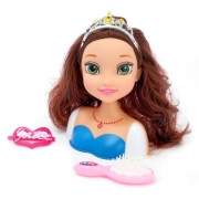Кукла манекен Beauty Girl для создания причесок с аксессуарами, с короной, арт.  6603C
