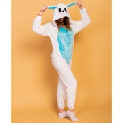 Кигуруми Бело-голубой Кролик пижама кигуруми подростковая, для взрослых. Размер  S 145-155см (1). Арт. A899