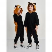 Кигуруми Енот пижама кигуруми детская. Размер 120 см (1), 130 см (2), 140 см (3)