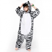 Кигуруми Зебра пижама кигуруми детская. Размер  110 см (3), 120см (2)