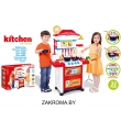 Детская игровая кухня KITCHEN PLAY SET  889-3, свет, звук, 32 предмета, 87*59*29 см,  арт. 889-3
