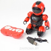 Робот MINI на радиоуправлении 208048 движение, песни, cкороговорки, математика, программирование робота.  Арт. 208048. Цвет красный