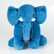 Слон мягкая игрушка аналог слон ИКЕА, высота  40 см, цвет синий