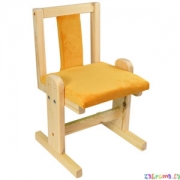 Детский деревянный стульчик белый