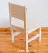 Деревянный детский стульчик из массива, высота до сидения 26 см, цвет натуральный. Арт. SDN26