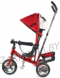 Детский трехколесный велосипед infinity trike с капюшоном арт. 6010349. (Трансформер), аналог lexus super для детей от 18 месяцев до 5 лет. Цвет красный