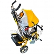 Велосипед детский трехколесный с колясочной крышей infinity trike арт. 6010349-8,9. (Трансформер), аналог lexus super для детей от 18 месяцев до 5 лет цвет желтый